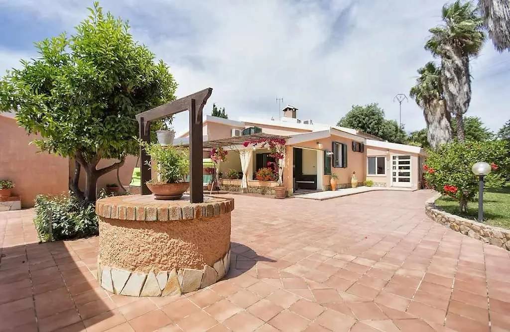 Alghero Villa Galatea Con Giardino Per 8 Persone Vicino Alla Spiaggia Con 4 Camere