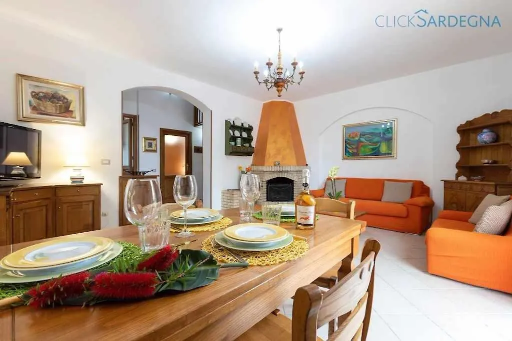 Alghero Villa Galatea Con Giardino Per 8 Persone Vicino Alla Spiaggia Con 4 Camere