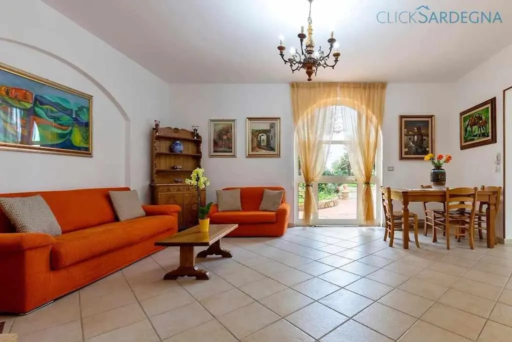 Alghero Villa Galatea Con Giardino Per 8 Persone Vicino Alla Spiaggia Con 4 Camere Itália