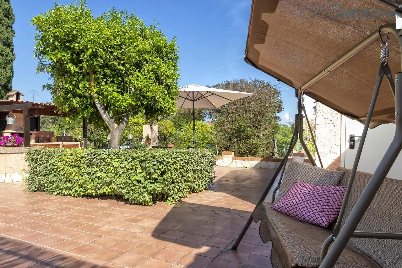 Alghero Villa Galatea Con Giardino Per 8 Persone Vicino Alla Spiaggia Con 4 Camere Itália