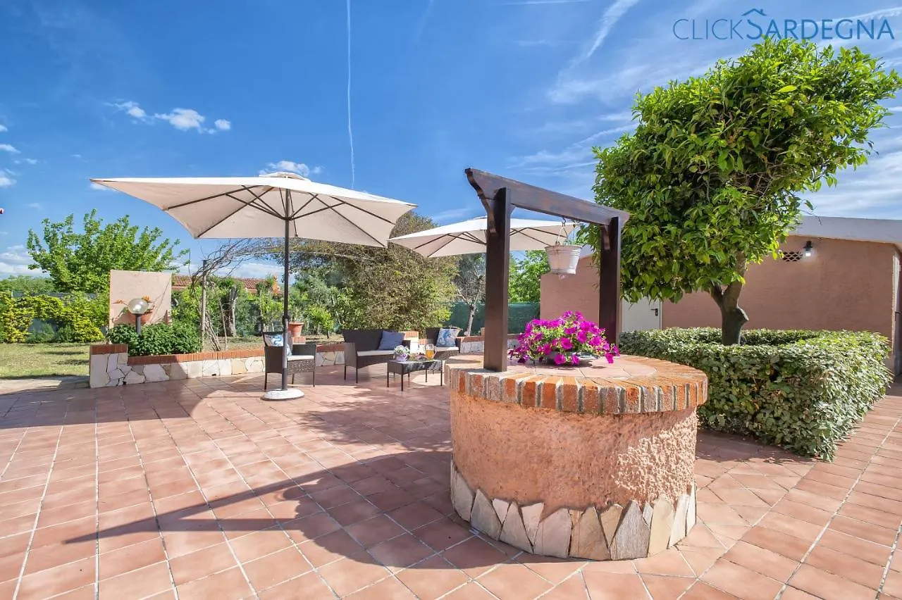 Alghero Villa Galatea Con Giardino Per 8 Persone Vicino Alla Spiaggia Con 4 Camere