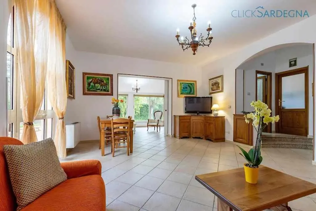 Alghero Villa Galatea Con Giardino Per 8 Persone Vicino Alla Spiaggia Con 4 Camere